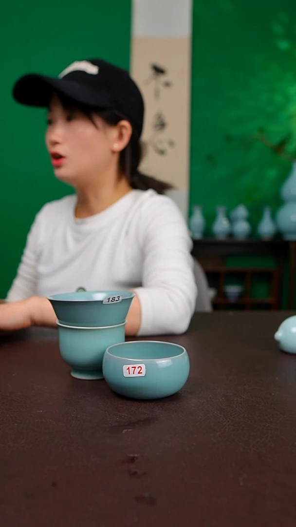 二级仿古杯 三只  简装