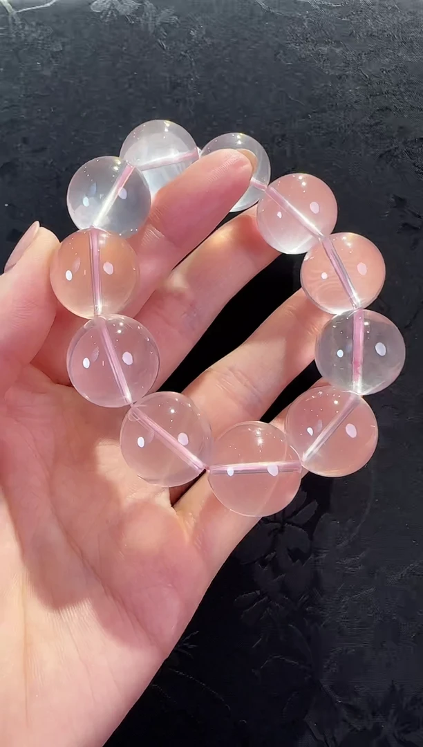 未镶嵌手串水晶素圈