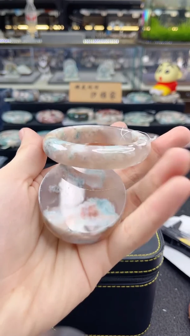 未镶嵌手镯石英质玉58圈口（赠品镯心）695620