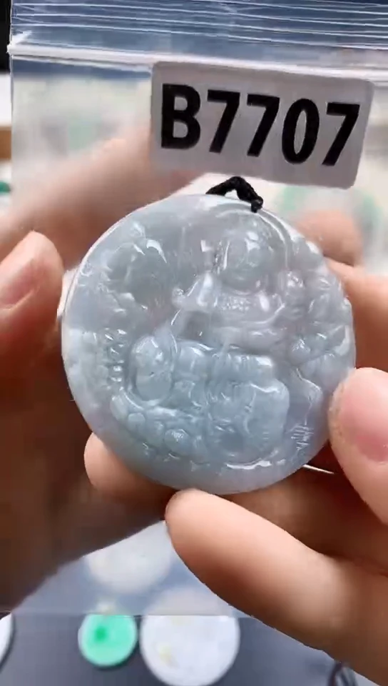 颈饰未镶嵌翡翠天然翡翠吊坠挂件