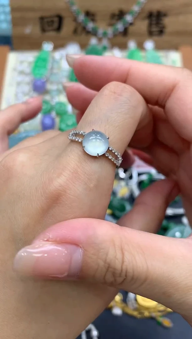 【闪购商品】翡翠戒指18K金镶嵌276-中国好珍宝