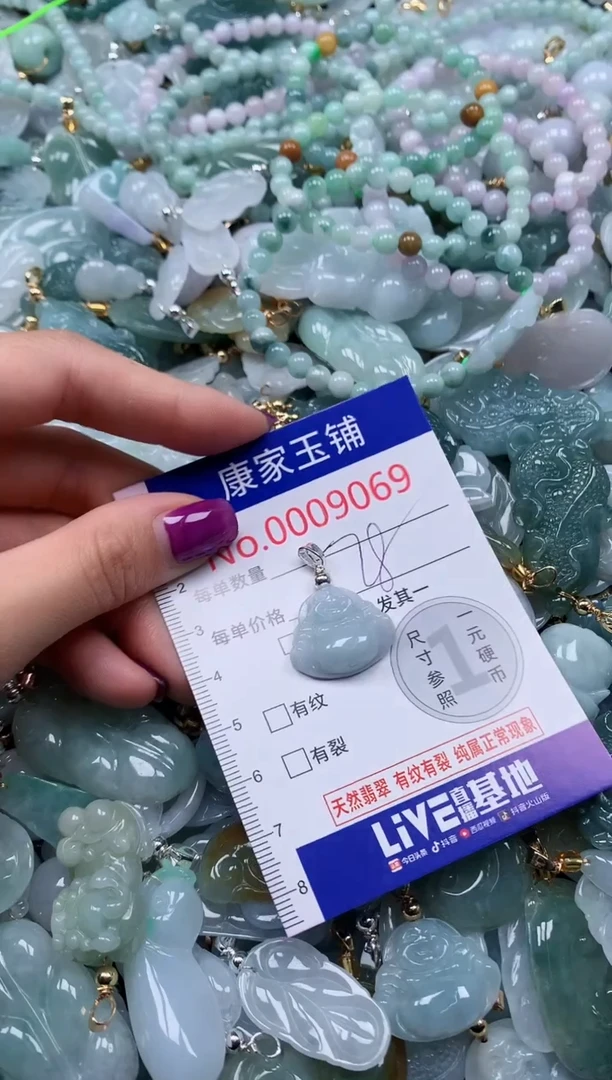 颈饰未镶嵌翡翠9069