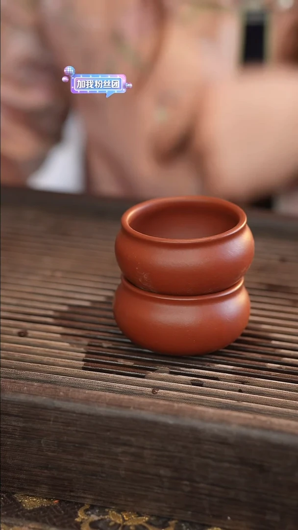 茶壶紫砂两个大红袍杯子
