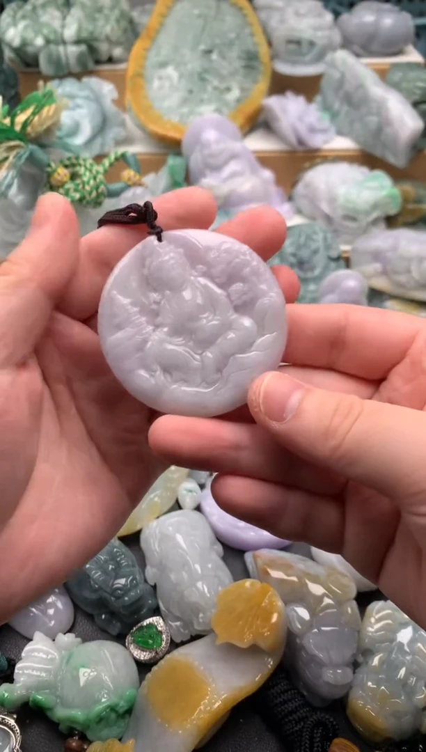 吊坠(不含链)未镶嵌翡翠1