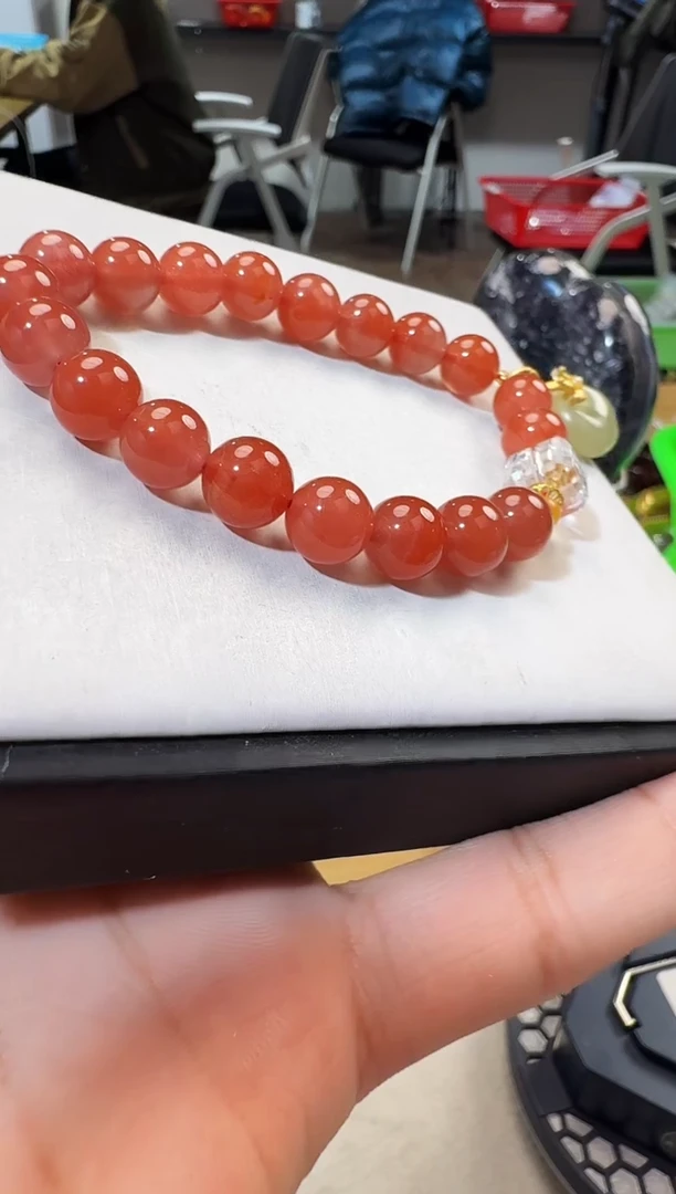 未镶嵌手链南红玛瑙晶1557 约8mm
