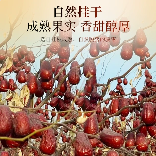 钰鑫新疆若羌原生态精品特级灰枣泡茶零食煮粥皮薄果肉厚