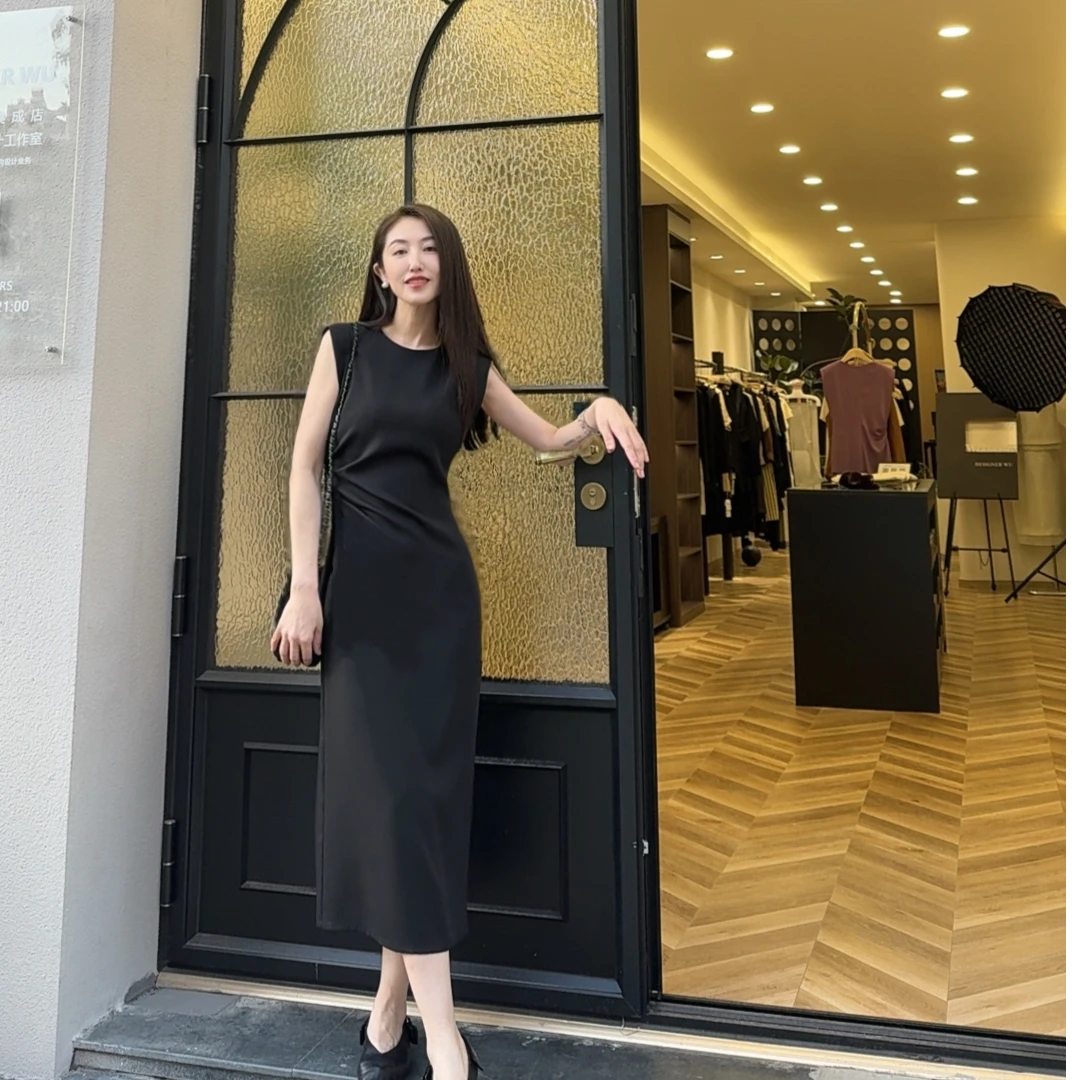 醋酸风情氛围感专柜品质连衣裙