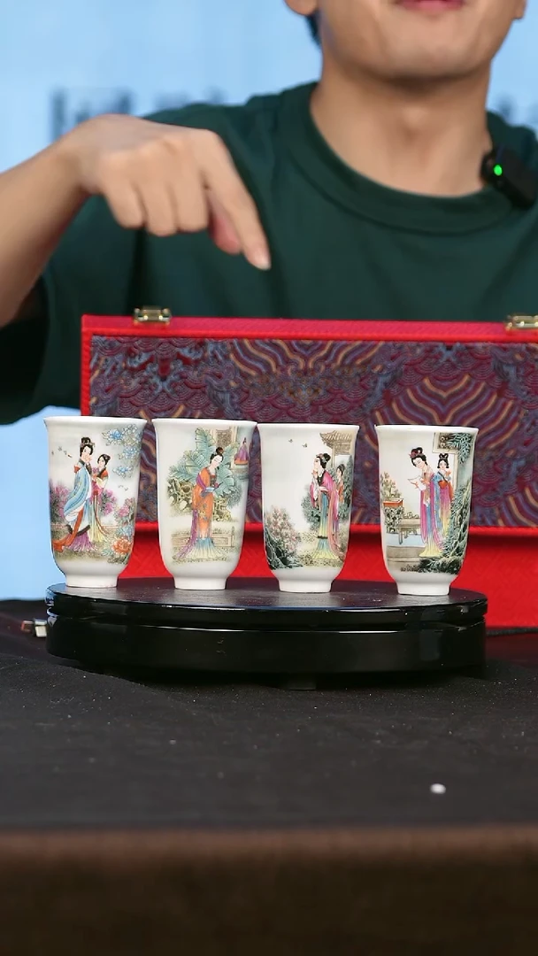 摆件【新华网瓷】景德镇陶瓷摆件O823