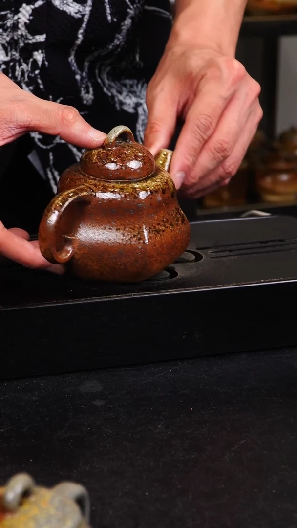 茶壶紫砂宜兴紫砂柴烧壶