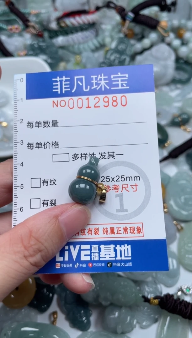 颈饰未镶嵌翡翠12980