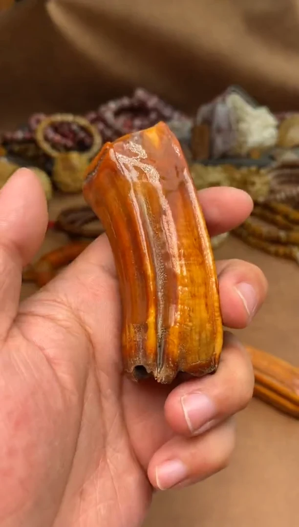 其他牛骨杂件053-马牙把件