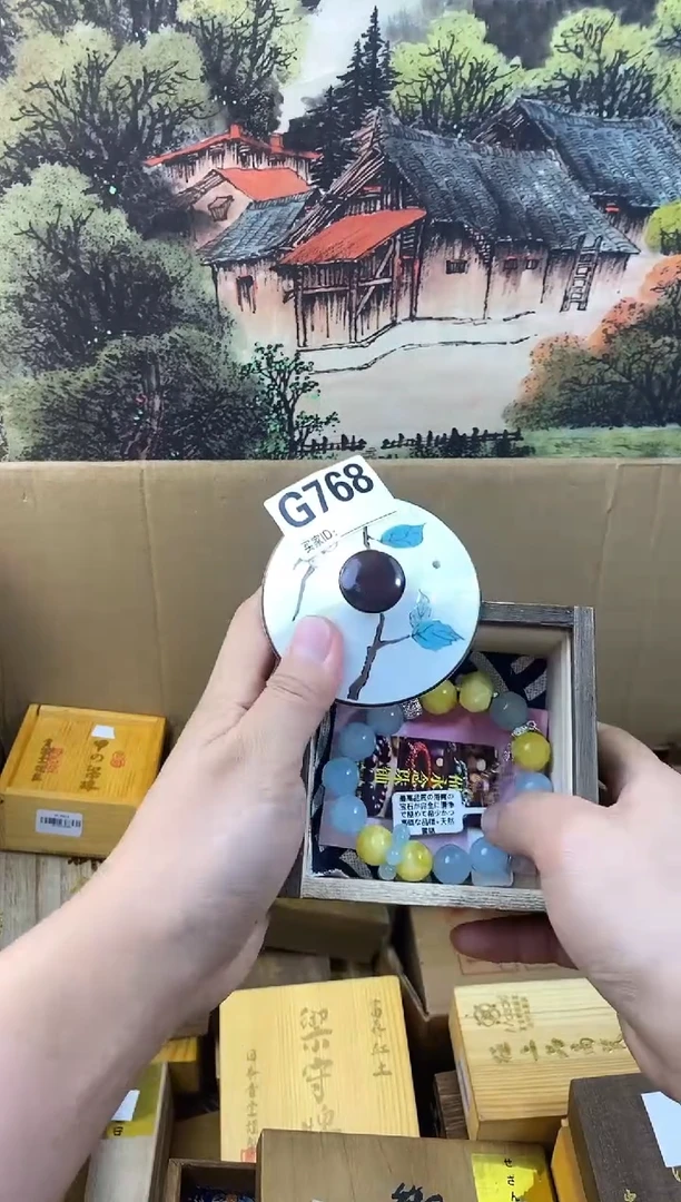 手工艺品琉璃G768瓷器手串多样性发一