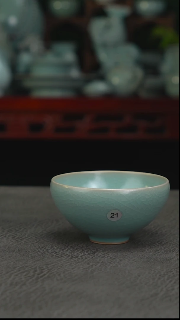 仿古釉21号鸡心杯  精品-二