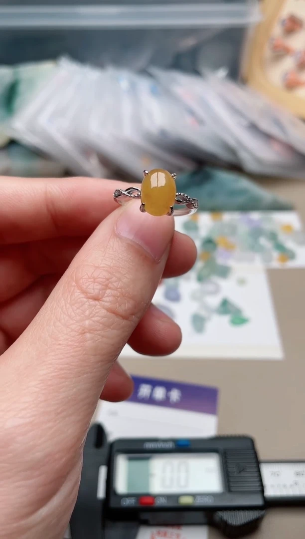 【闪购商品】翡翠戒指银S925镶嵌1000000019