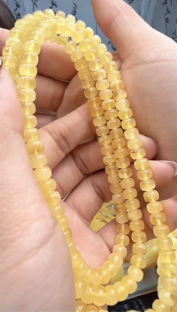 【闪购商品】琥珀裸石未镶嵌项链