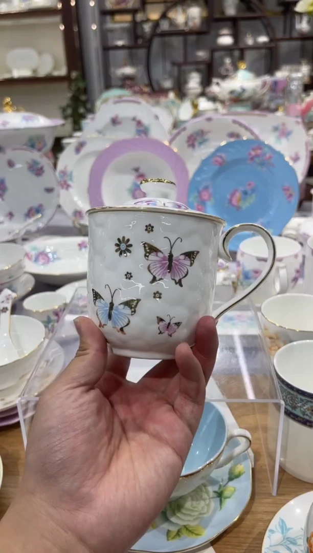 45%以上骨粉骨瓷盖杯