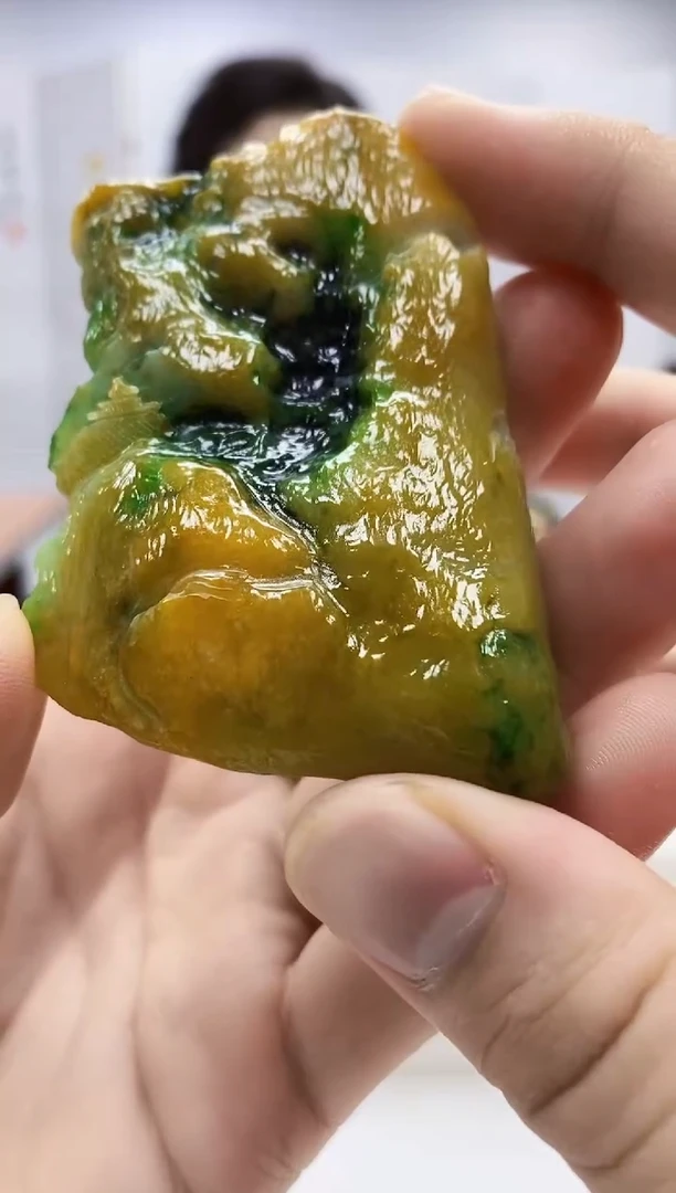未镶嵌定制翡翠4829bb-毛货挂件64