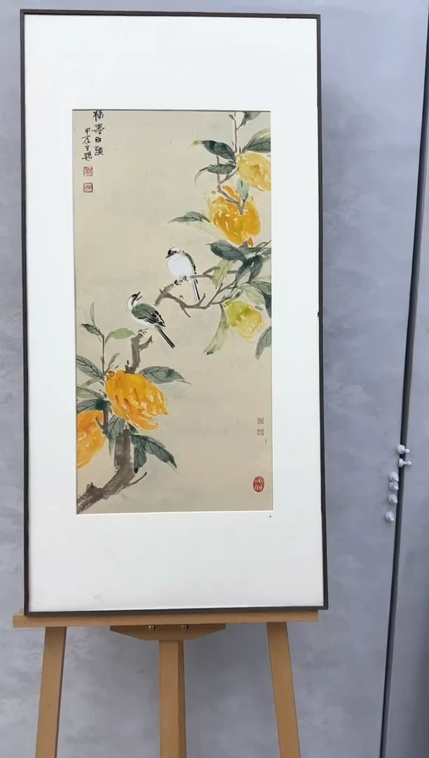 【闪购商品】纸本1花鸟画王盟作品原作