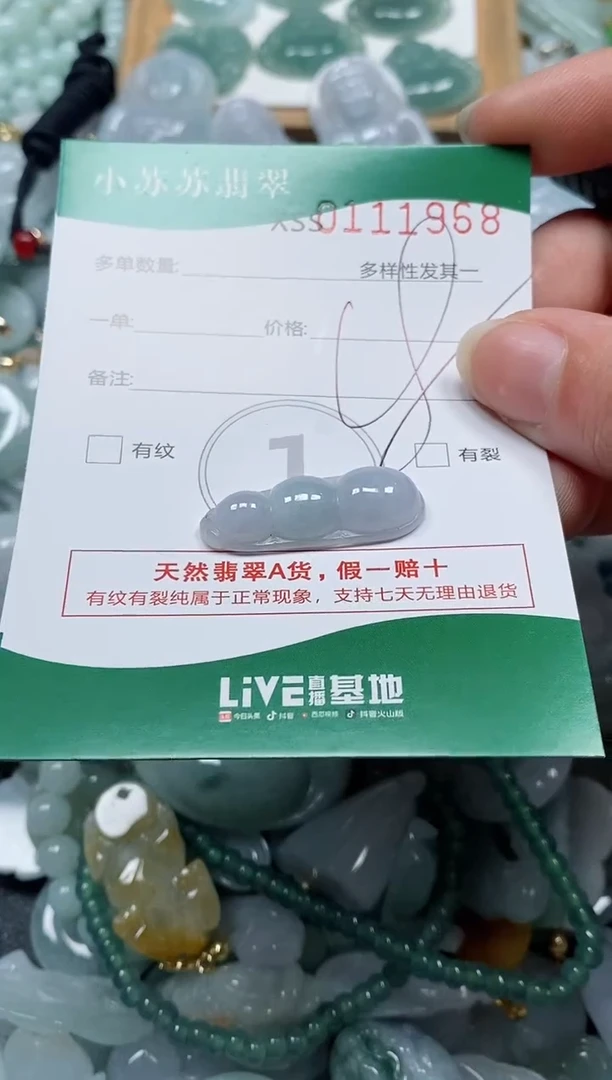 【闪购商品】翡翠颈饰未镶嵌闪购商品0111968