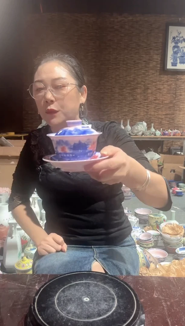摆件景德镇陶瓷摆件K717
