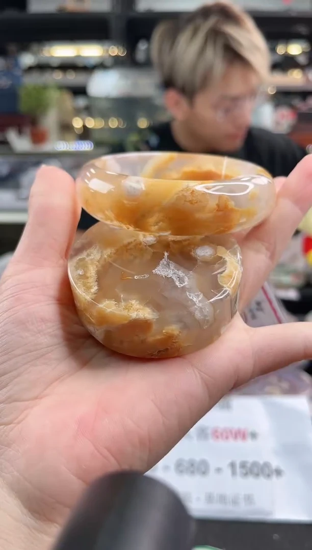 未镶嵌手镯石英质玉62圈口 （赠品镯心）3885086