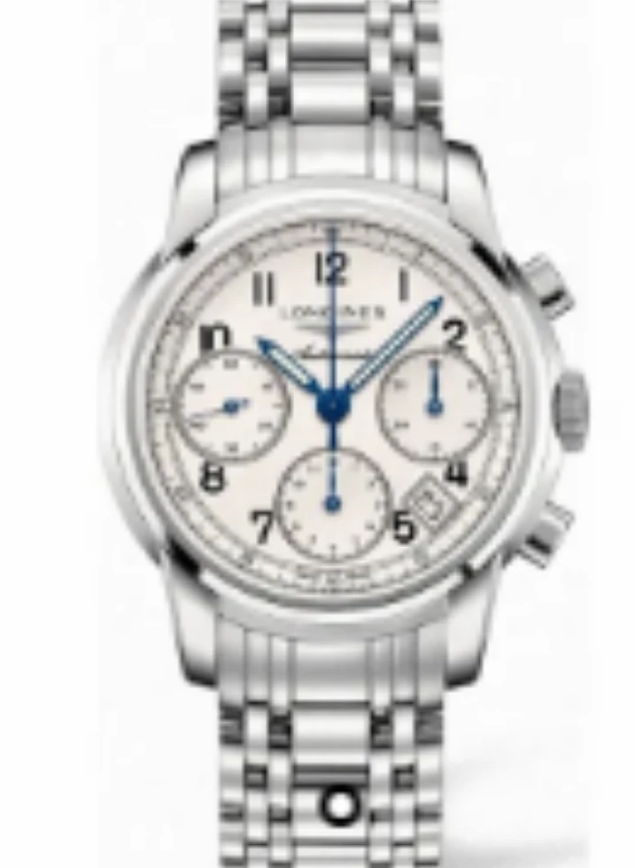 99新 Longines/浪琴 L2.752.4.73.6/三眼六针白金/表径41/后配扣