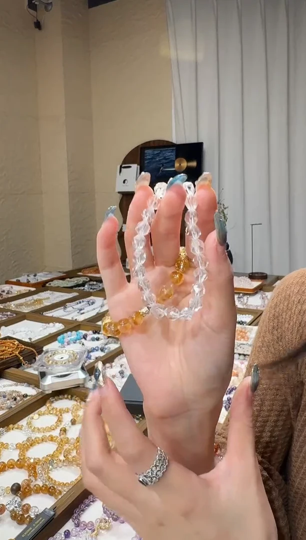 水晶摆件未镶嵌切面白水 钻石切面
