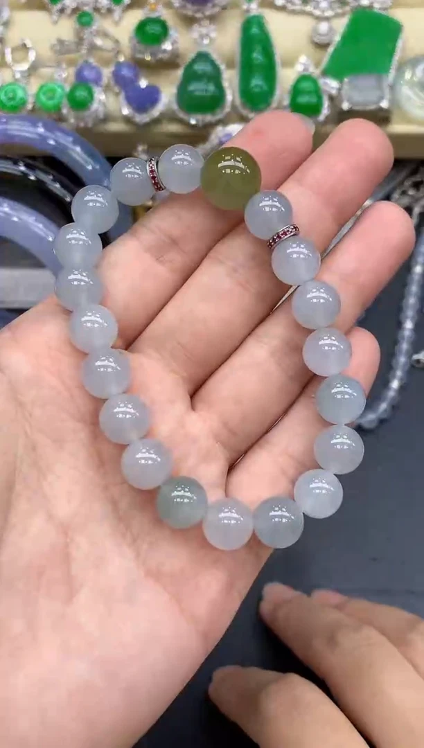 未镶嵌手串翡翠264-中国好珍宝