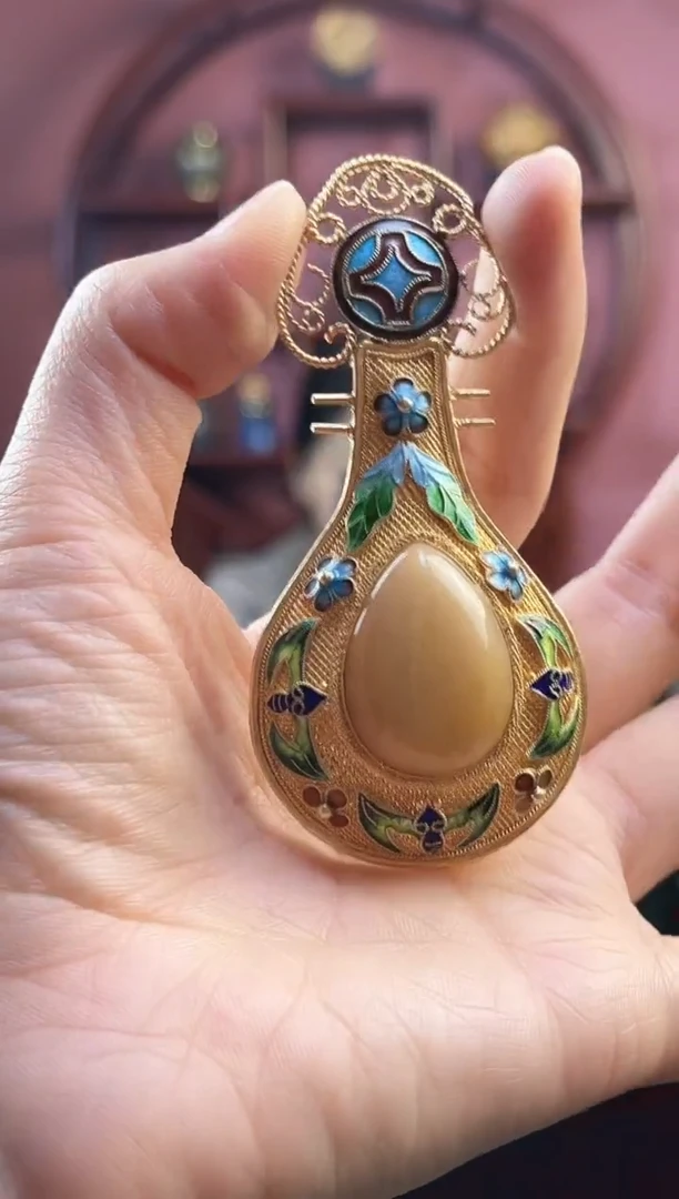 非遗 花丝镶嵌 吊坠