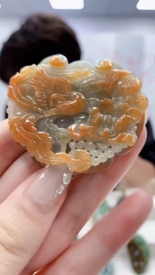 未镶嵌定制翡翠5145jw-毛货挂件25