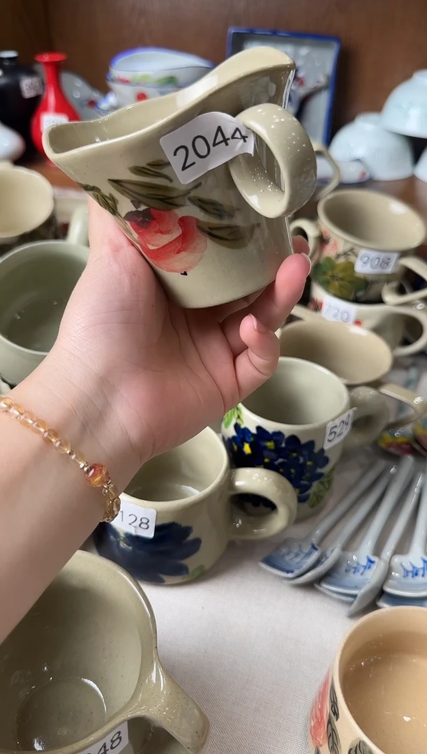 杯子景德镇手工陶瓷杯子2044