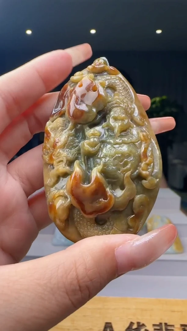 翡翠未镶嵌吊坠(不含链)YL@@960Q3J19288