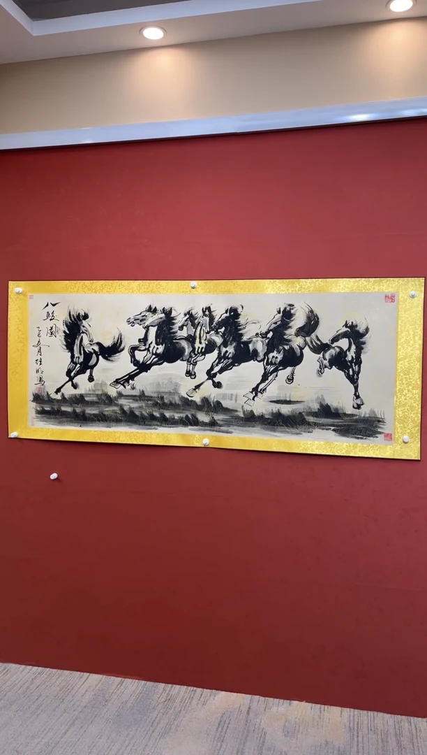 国画李继明老师现场创作 70