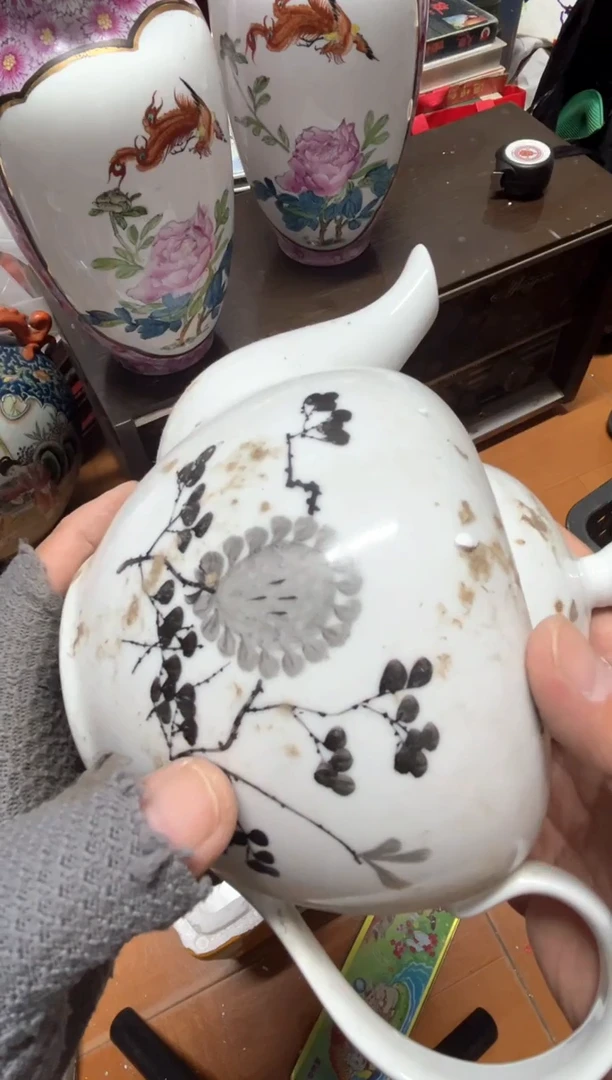 手工艺品琉璃手绘壶