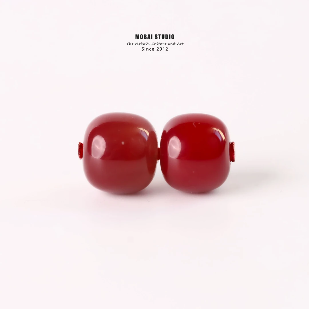 MOBAI默白发售南红单珠/对珠/三联珠多题材配饰