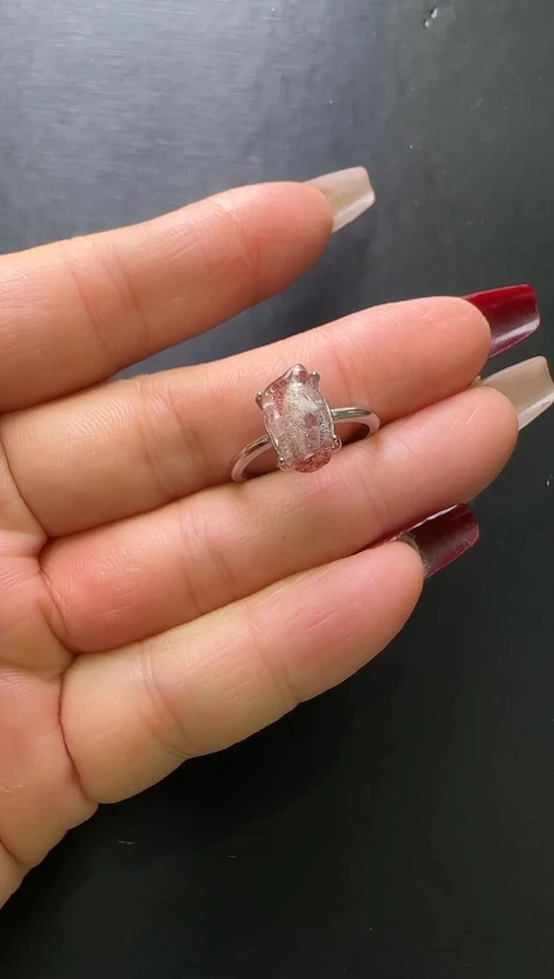 【闪购商品】水晶戒指未镶嵌金草莓戒指  M38011