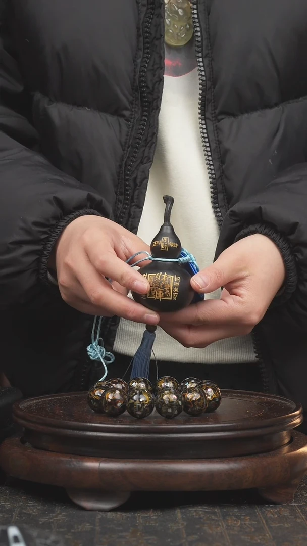 【闪购商品】0176号大漆酒葫芦择优发