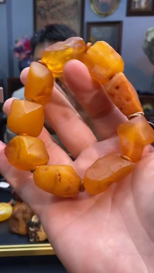 手串琥珀未镶嵌手串