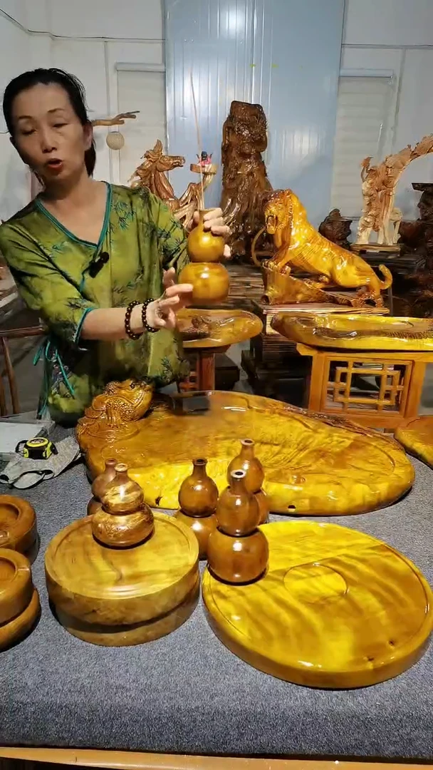 木葫芦一个，拍完截图，大叶金丝楠木