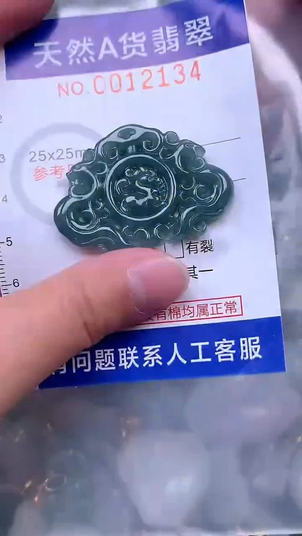 吊坠(赠链)未镶嵌翡翠1