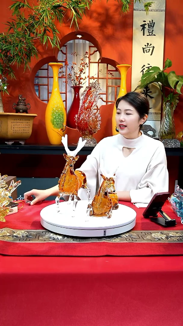 手工艺品琉璃小鹿