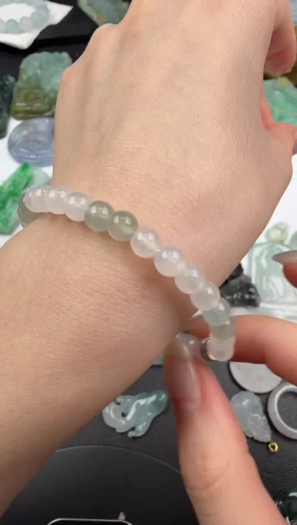 未镶嵌手串翡翠翡翠饰品-258