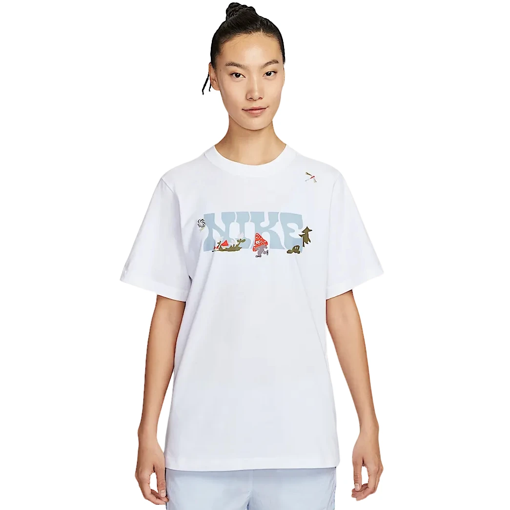 NIKE耐克女子AS W NSW SS TEE GCEL针织无领运动短T恤IF0607-100