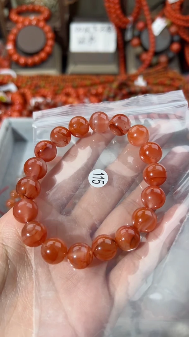 【闪购商品】南红玛瑙手串未镶嵌11