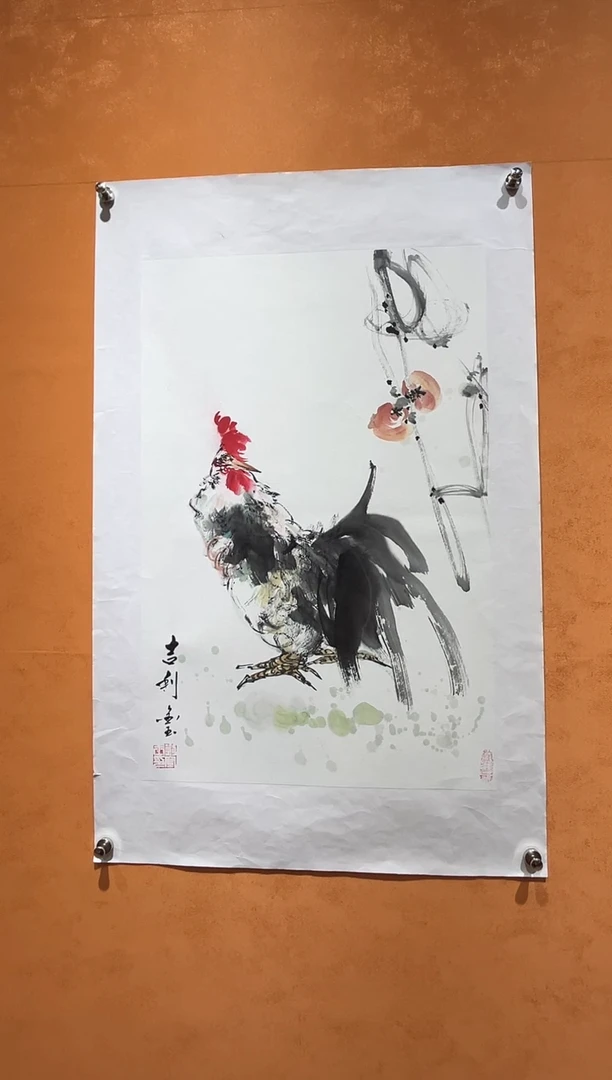 国画刘金玉老师亲笔手绘