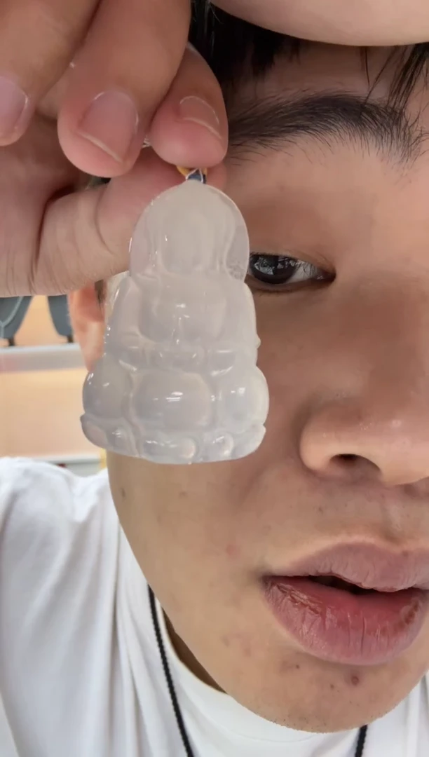 【闪购商品】翡翠颈饰未镶嵌天然翡翠A货孤品一件