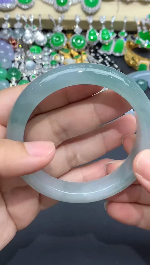 翡翠手镯未镶嵌353-春日珠宝