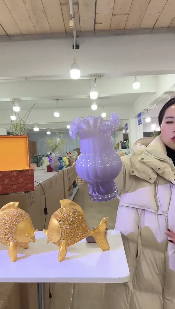 【闪购商品】无铅玻璃美全花器-g-早18