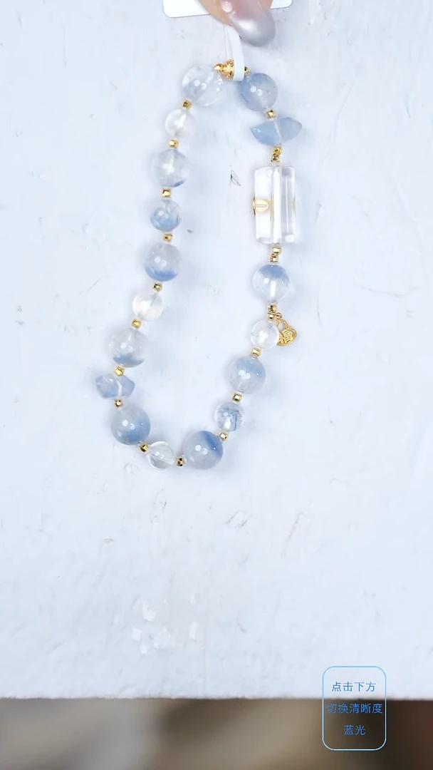 水晶手链18K金镶嵌@@@@@@@@@@