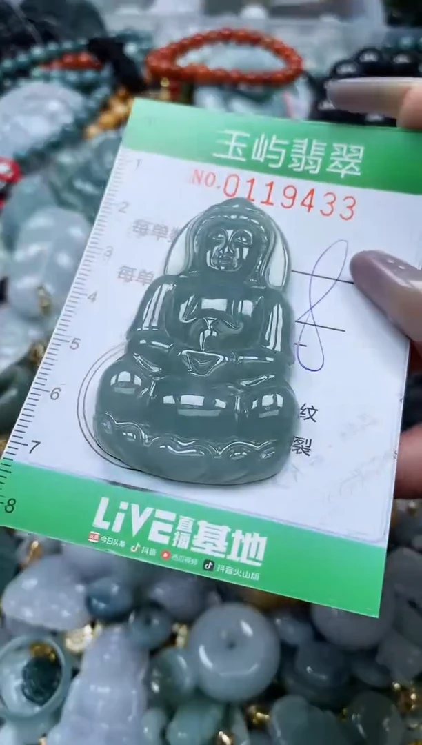 翡翠未镶嵌颈饰闪购0119433